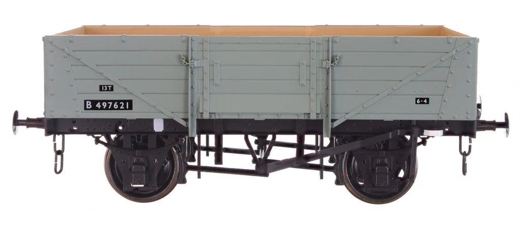 5 Plank Wagon Corrugated End BR Diagram 39 Grey B497621