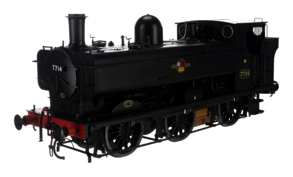 Class 57xx Pannier 7714 BR Black Late Crest