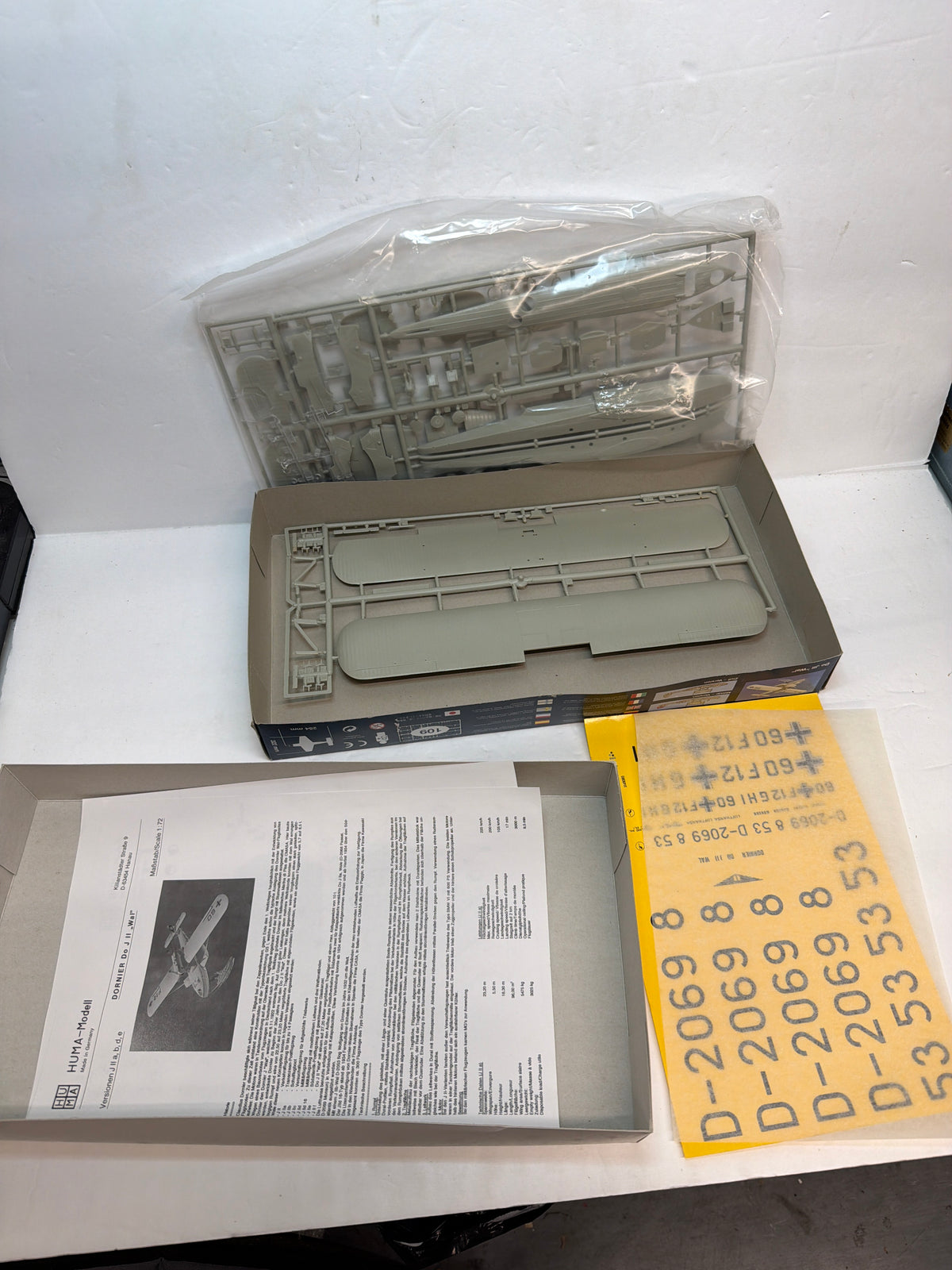HUMA Modell 6000 Plastic kit Dornier Do J II Wal — 1:72