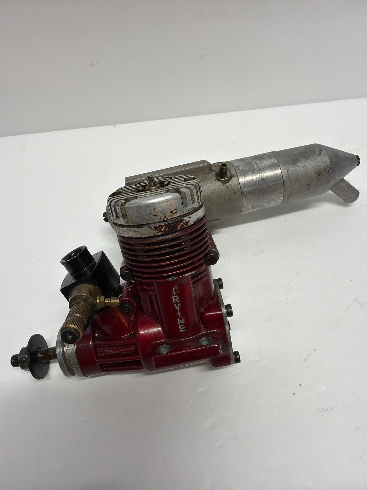 Second Hand Aircraft Engine 2-stroke Irvine 53 with silencer (Box 62)