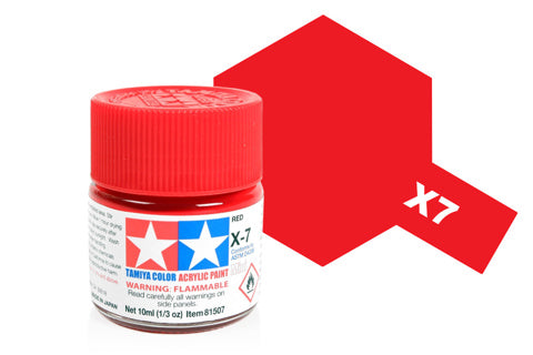 Tamiya X-7 Red 81507