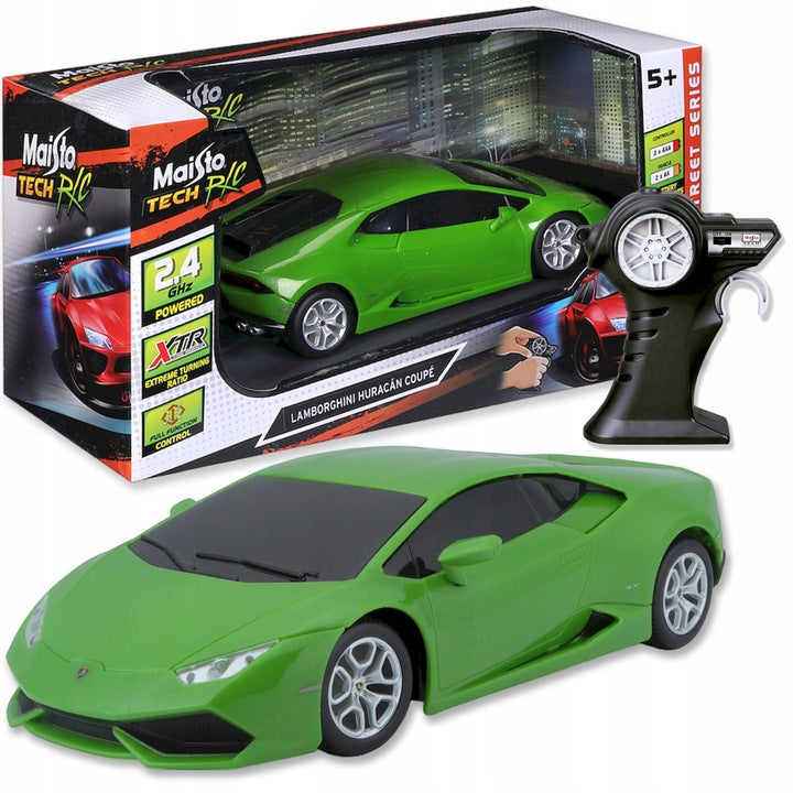 Maisto 1:24 RC TECH R/C LAMBORGHINI HURACAN COUPE RADIO CONTROL CAR