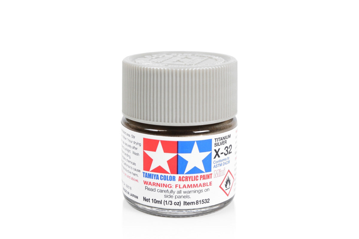 Tamiya X-32 Titanium Silver 81532