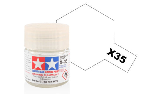 Tamiya X-35 Semi Gloss Clear 81535