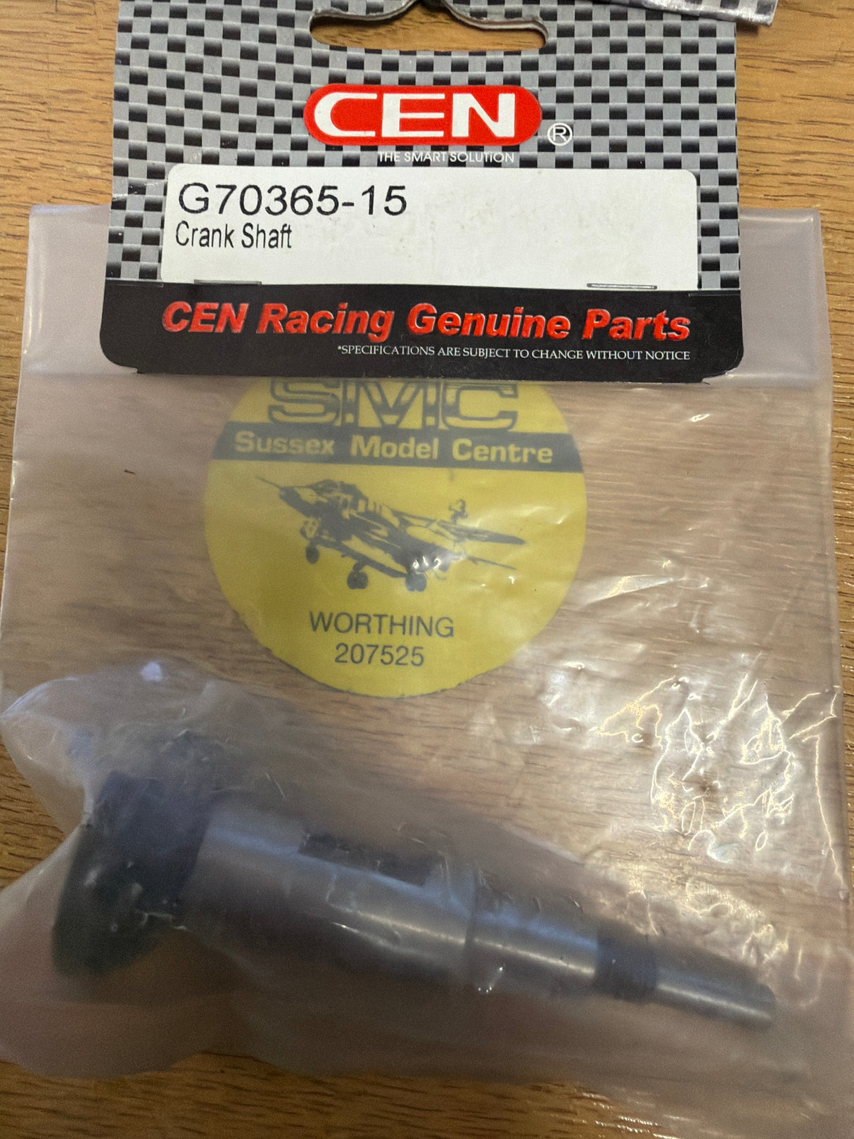 Cen Rc Car spares Crank shaft G70365-15 (Box 92)