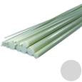 Bucks Composites White Glass Fibre Pultruded Solid Round Rod - 1 metre long - 1.5mmDia