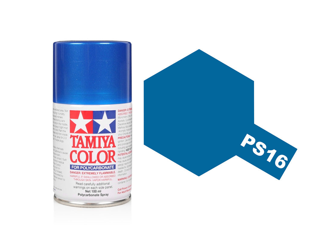 Tamiya PS-16 Metallic Blue Spray 86016