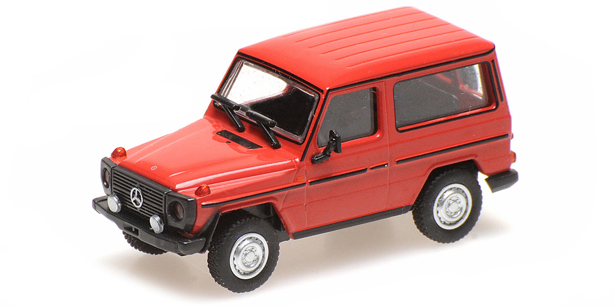 Minichamps Die Cast Collectables - 1:87 1980 Mercedes-Benz G-Model Short (W460) - Red