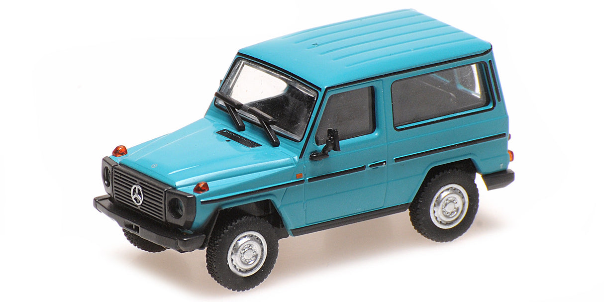 Minichamps Die Cast Collectables - 1:87 1980 Mercedes-Benz G-Model Short (W460) - Turquoise