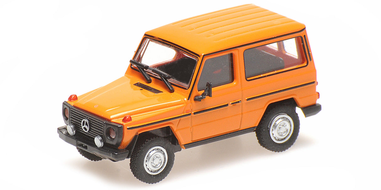 Minichamps Die Cast Collectables - 1:87 1980 Mercedes-Benz G-Model Short (W460) - Orange