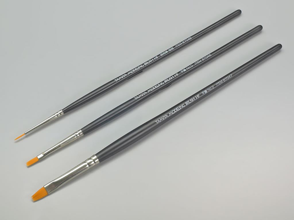 Tamiya Modelling Brush HF Standard Set of 3