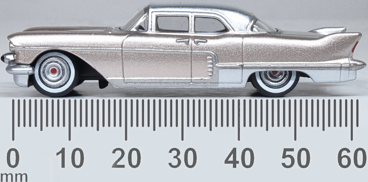 Oxford Diecast 1957 Chevrolet Cadillac Eldorado Brougham Sandalwood 1:87 Scale HO Scale