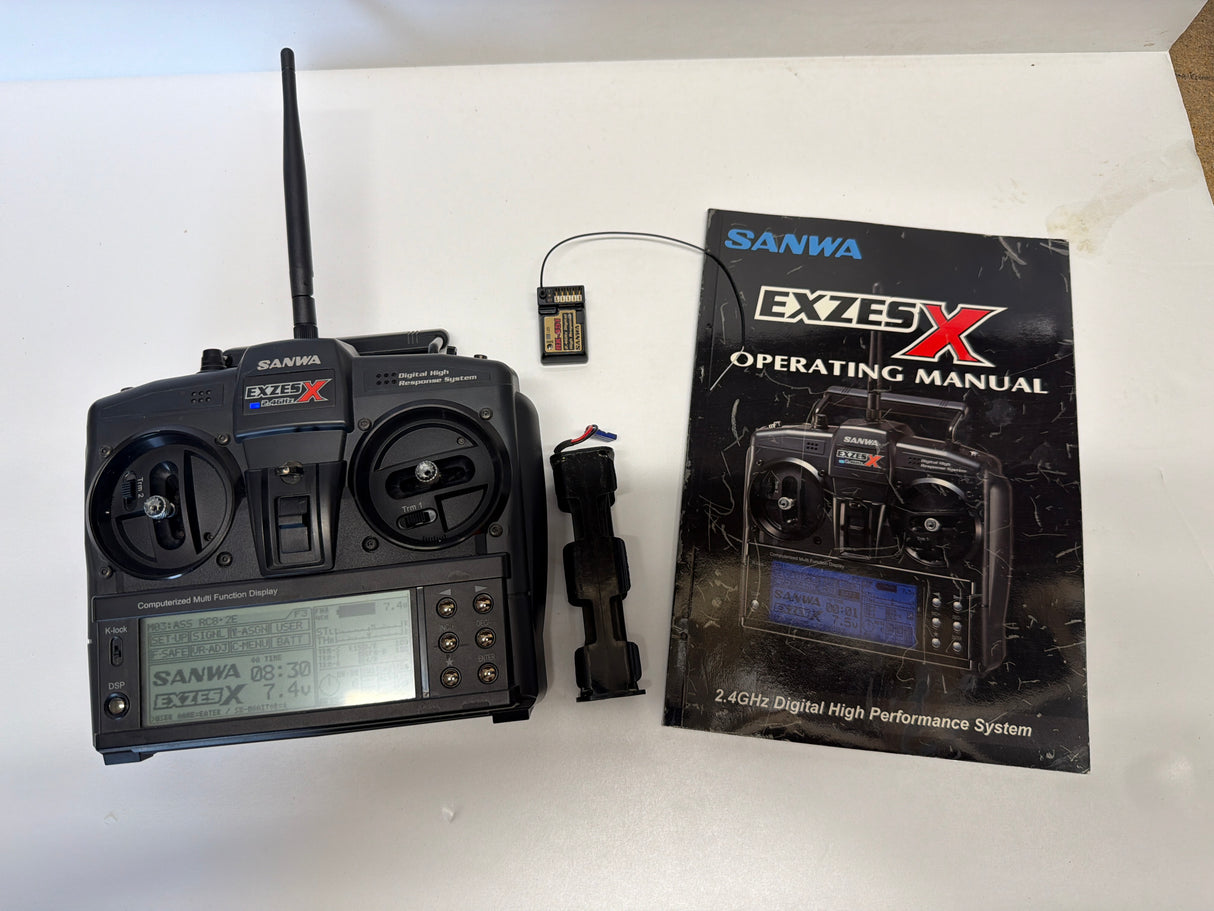 Second Hand Sanwa Exzes X Transmitter + 1 x 451 Reciever