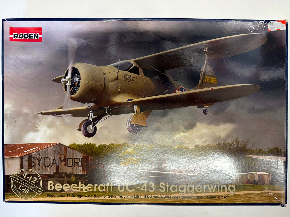 Roden Beechcraft UC-43 Traveller Staggerwing 1:48 442