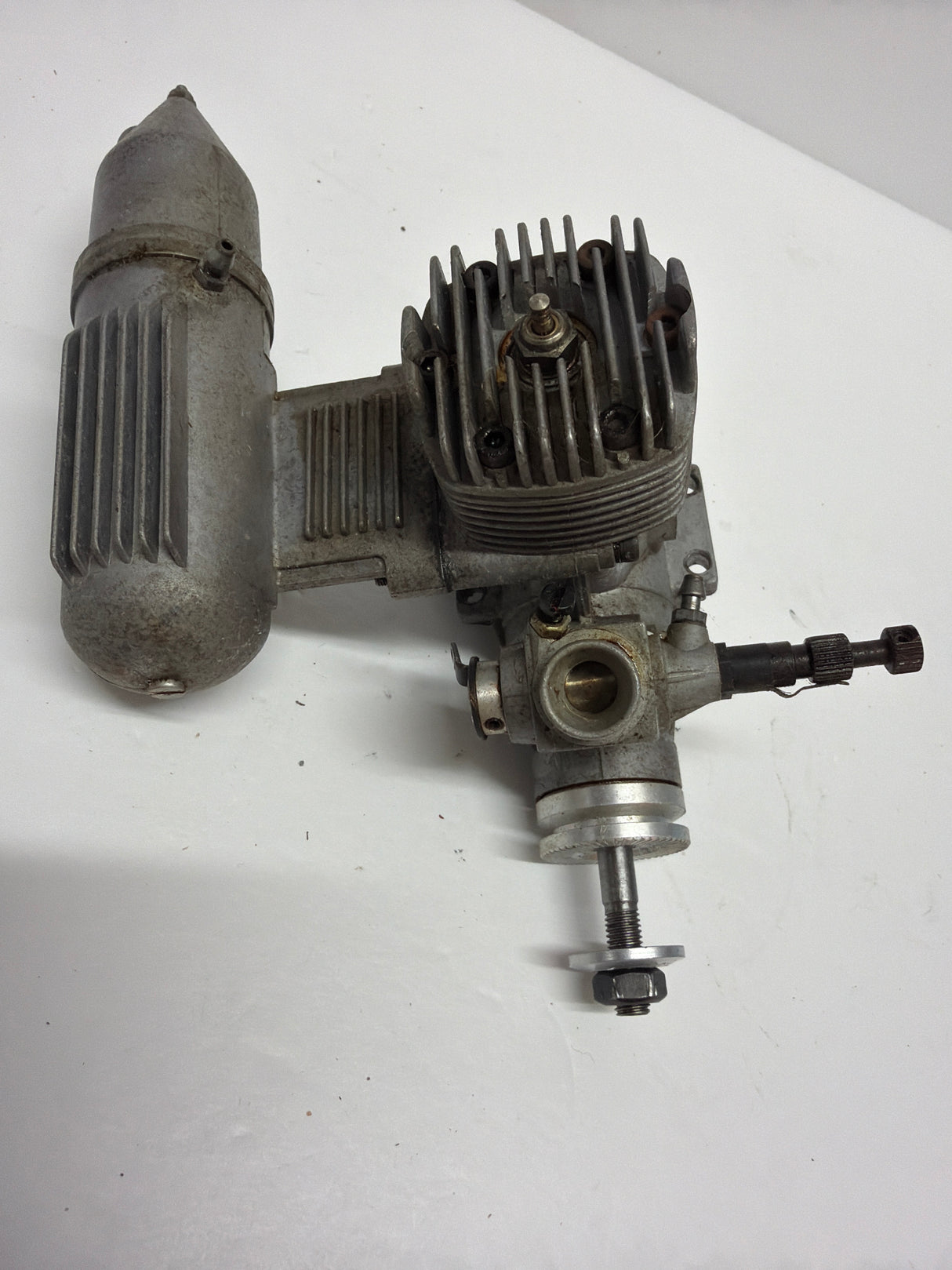 Second Hand Aircraft Engine 2-stroke Super Custom 46 with silencer (Box 62)
