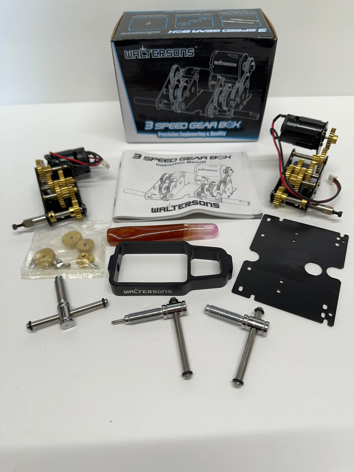 Waltersons henglong 3 Speed Short Shaft Brass Gear Box WT-0601A