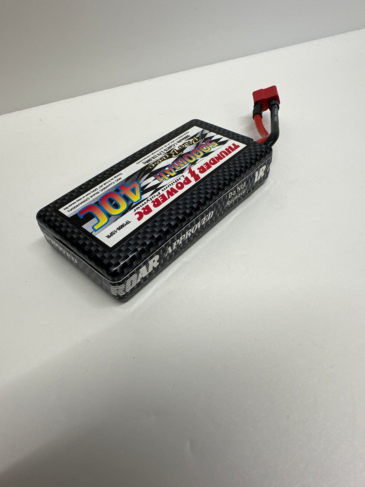Thunder Power LiPo 5000mAh 1S 3.7v Pro Race 40C With Case - Deans special price