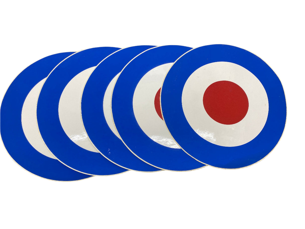 RAF Roundels 250mm - Set of 5