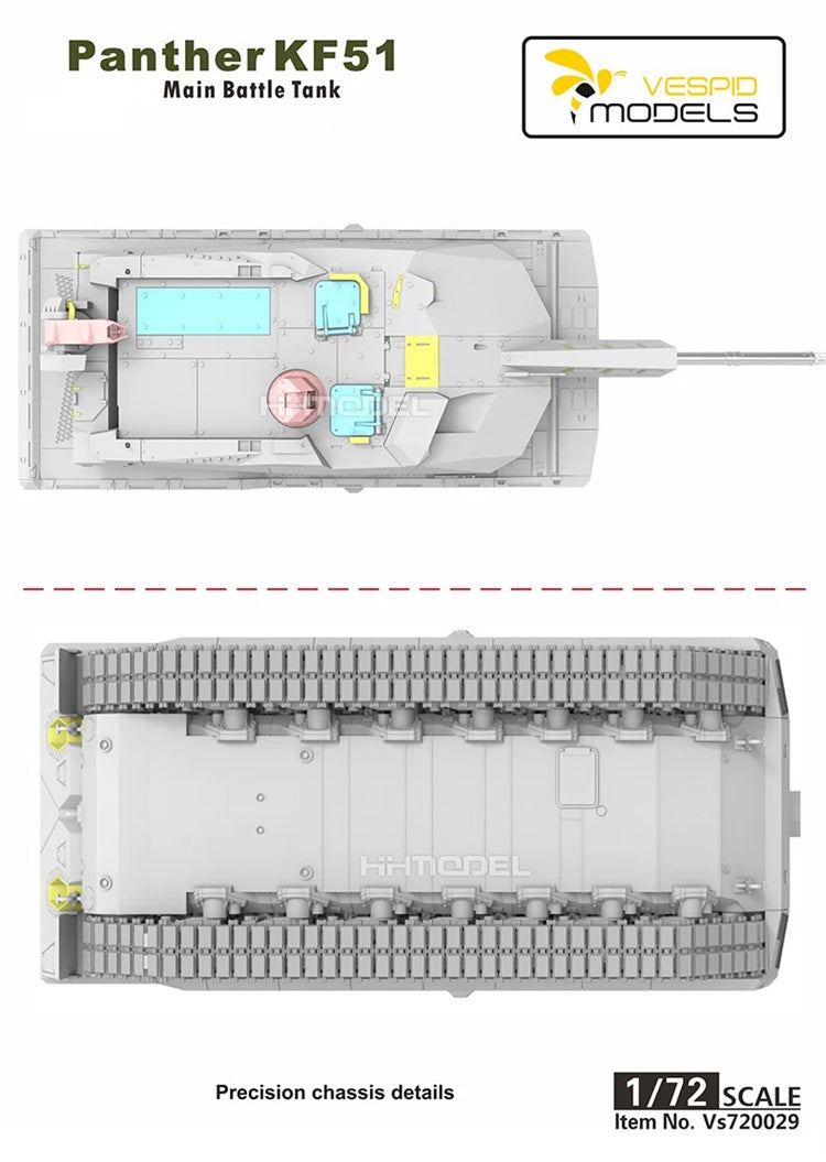 VESPID 1/72 Panther KF51 German Main Battle Tank Model Kit - VS720029