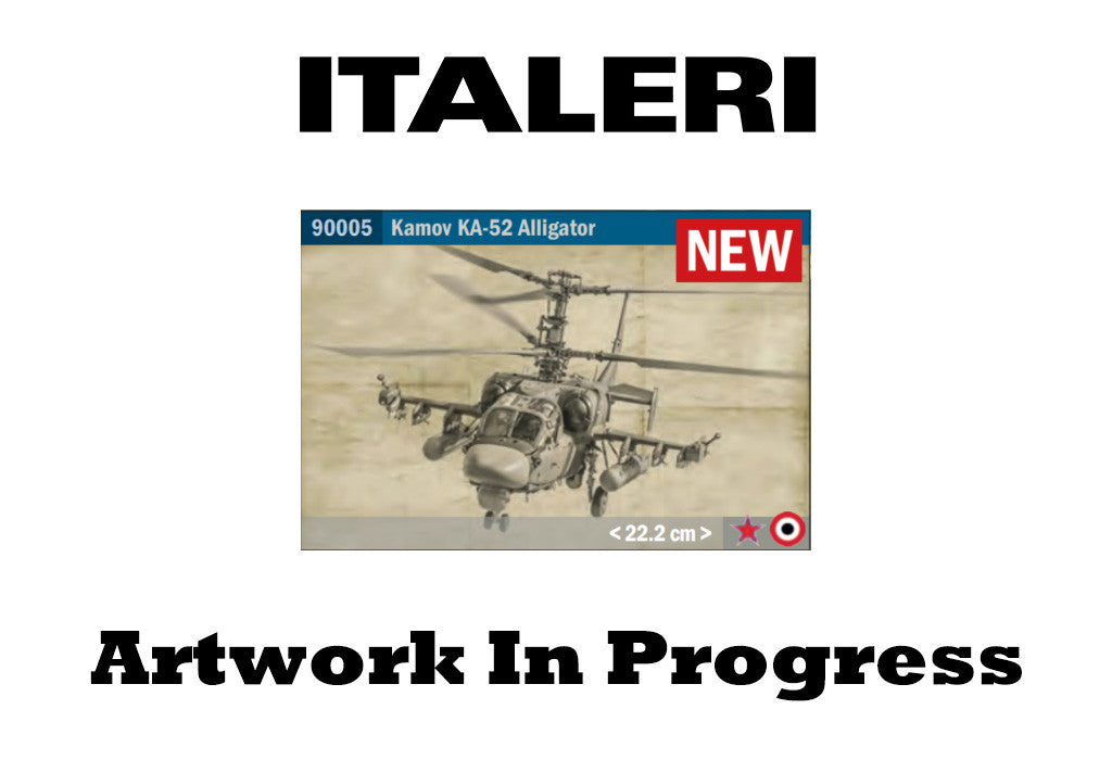 ITALERI 1/72 Kamov KA-52 Alligator Attack Helicopter 90005
