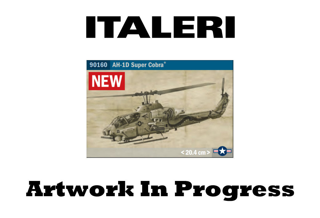 ITALERI 1/72 Bell AH-1W SuperCobra Attack Helicopter 90160