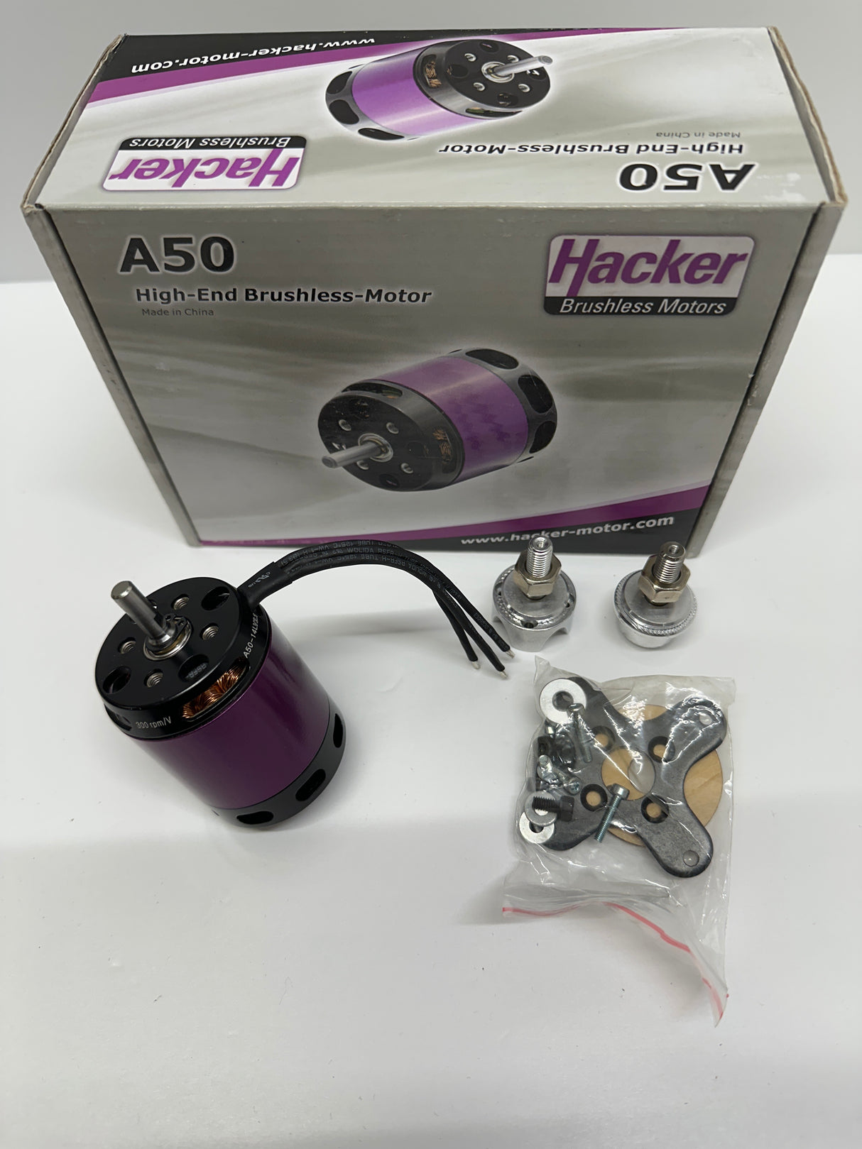 Hacker A50-14L V2.1 Outrunner Brushless Motor 14-pole KV400