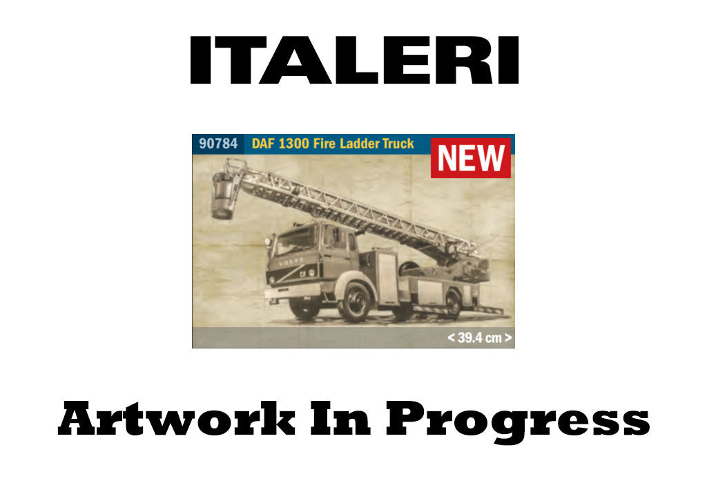 ITALERI DAF 1300 Fire Ladder Truck 90784