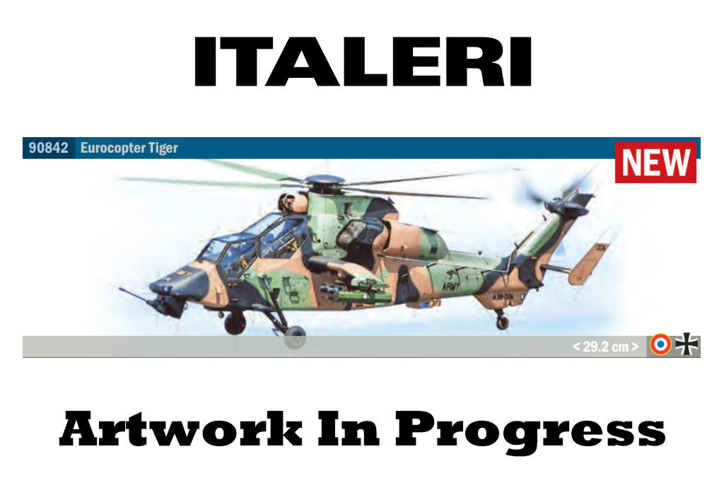 ITALERI 1/48 Eurocopter EC665 Tiger Attack Helicopter 90842