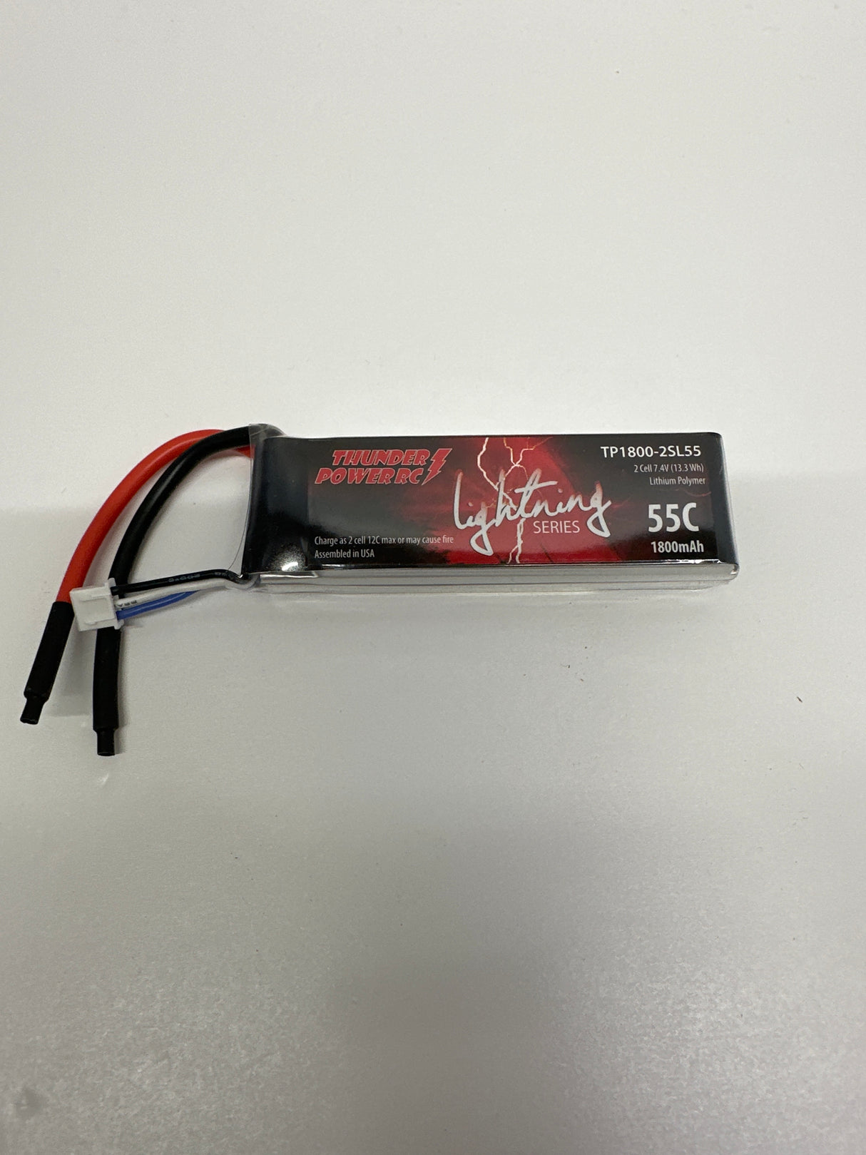 Thunder Power Lipo 7.4V 2 cell 1800mah 55C