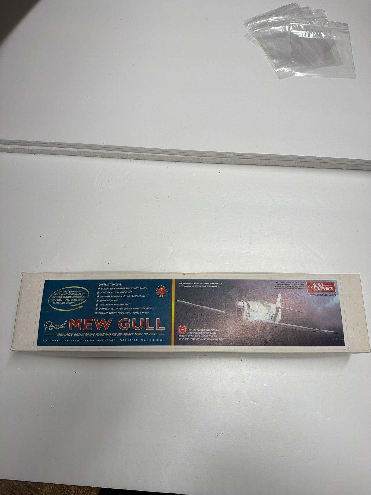 Aero Graphics Percival Mew Gull 26.5 Inch Original New Kit