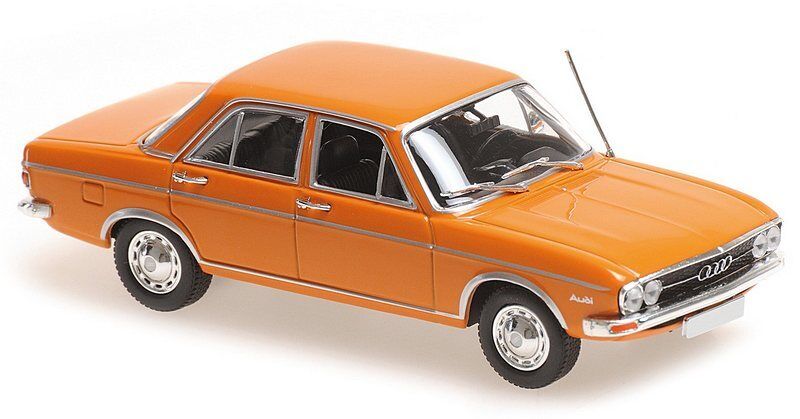 Maxichamps Die Cast Collectables - 1:43 1969 Audi 100 - Orange