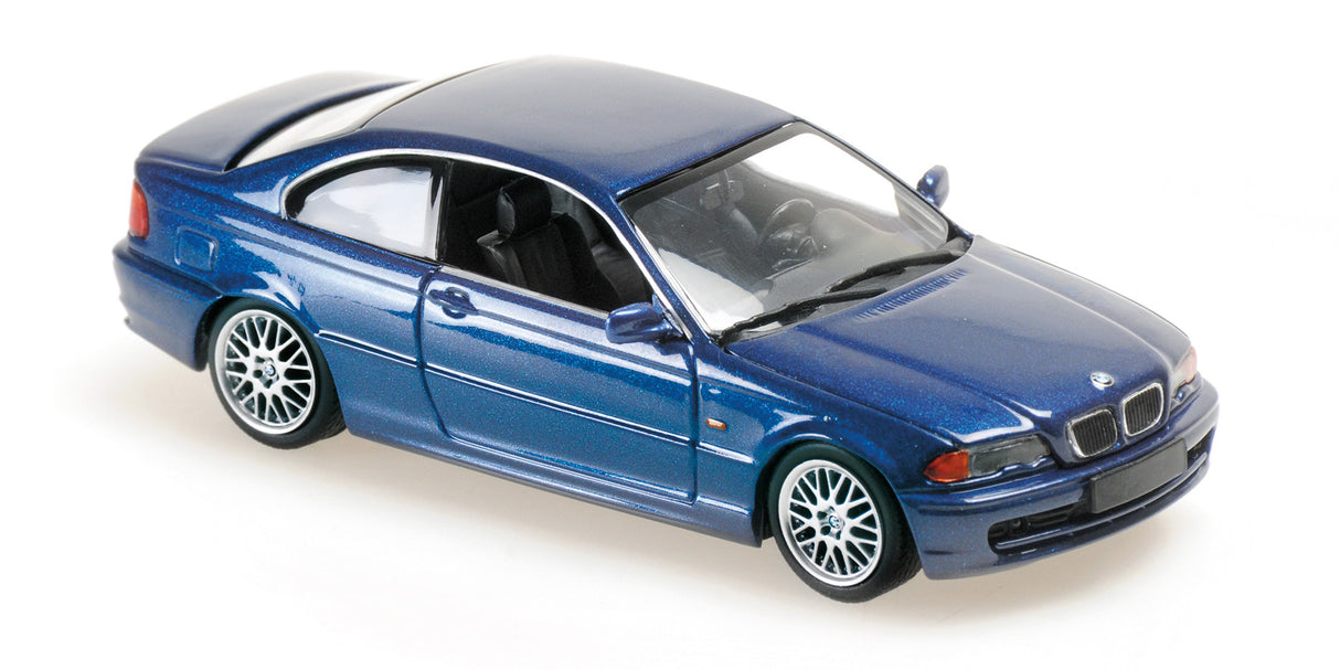 Maxichamps Die Cast Collectables - 1:43 1999 BMW 3ER Coupe (E46) - Blue Metallic