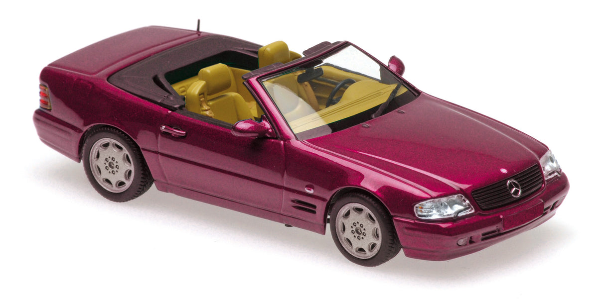 Maxichamps Die Cast Collectables - 1:43 1999 Mercedes-Benz SL-Class (R129) - Red