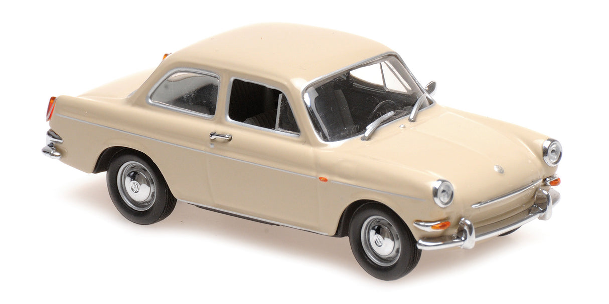 Maxichamps Die Cast Collectables - 1:43 1966 Volkswagen 1600 - Beige