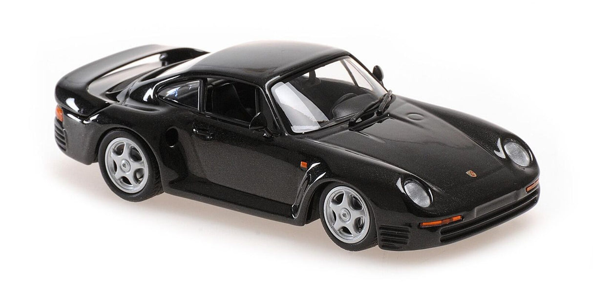 Maxichamps Die Cast Collectables - 1:43 1987 Porsche 959 - Grey Metallic