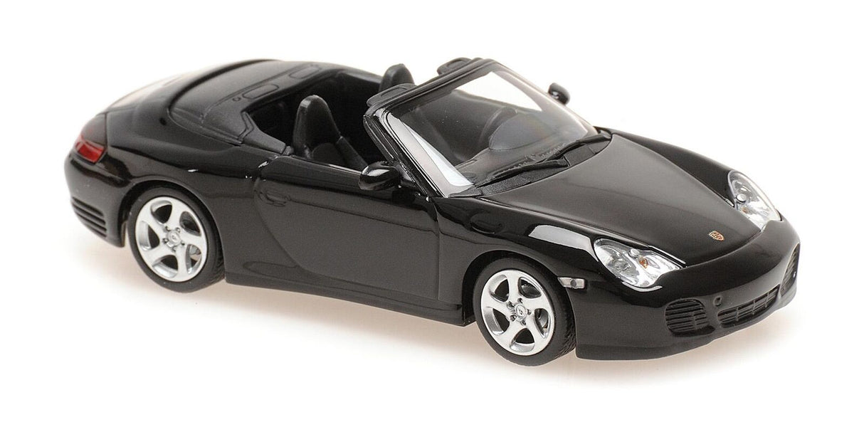 Maxichamps Die Cast Collectables - 1:43 2003 Porsche 911 4S Cabriolet - Black
