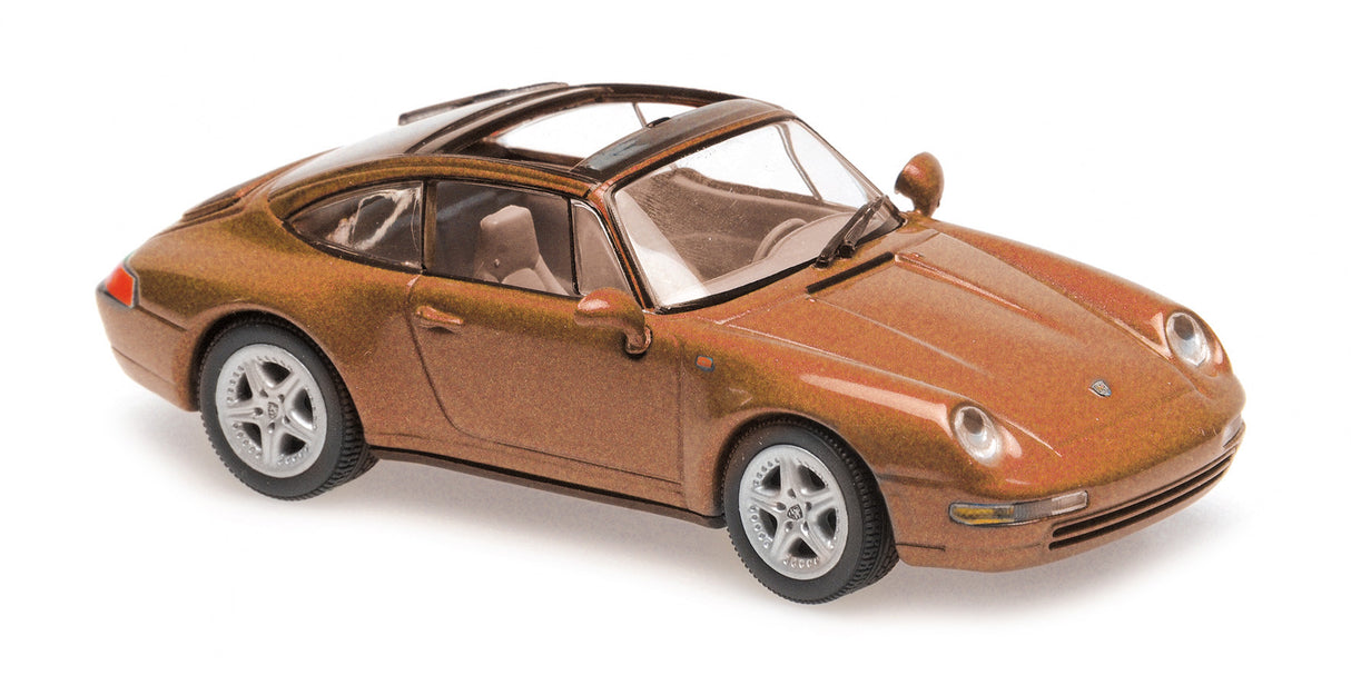 Maxichamps Die Cast Collectables - 1:43 1995 Porsche 911 Targa - Orange