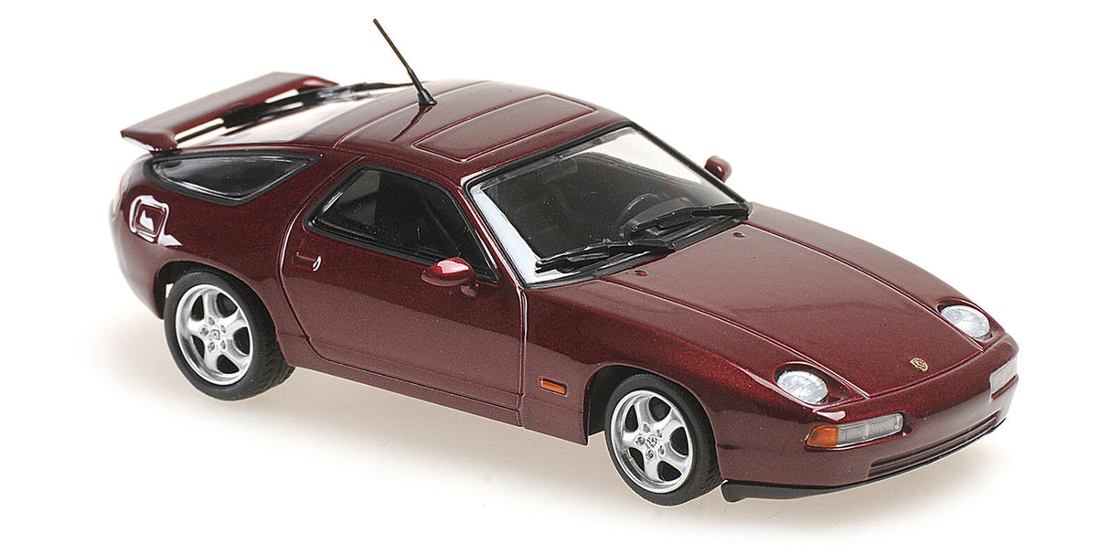 Maxichamps Die Cast Collectables - 1:43 1991 Porsche 928 GTS - Red Metallic
