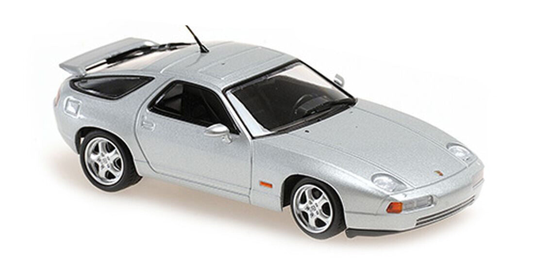 Maxichamps Die Cast Collectables - 1:43 1991 Porsche 928 GTS - Silver Metallic
