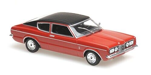 Maxichamps Die Cast Collectables - 1:43 1970 Ford Taunus Coupe - Red
