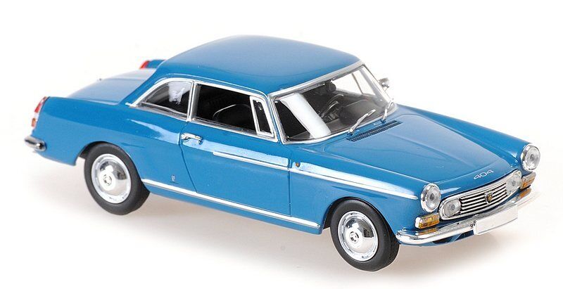 Maxichamps Die Cast Collectables - 1:43 1962 Peugeot 404 Coupe - Blue