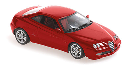 Maxichamps Die Cast Collectables - 1:43 2003 Alfa Romeo GTV - Red
