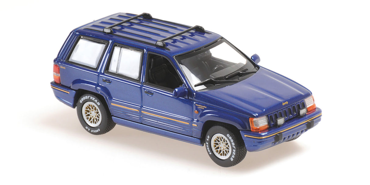Maxichamps Die Cast Collectables - 1:43 1995 Jeep Grand Cherokee - Dark Blue Metallic