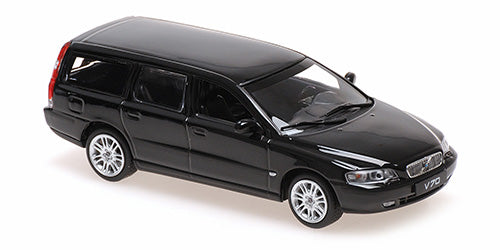 Maxichamps Die Cast Collectables - 1:43 2000 Volvo V70 Break - Black