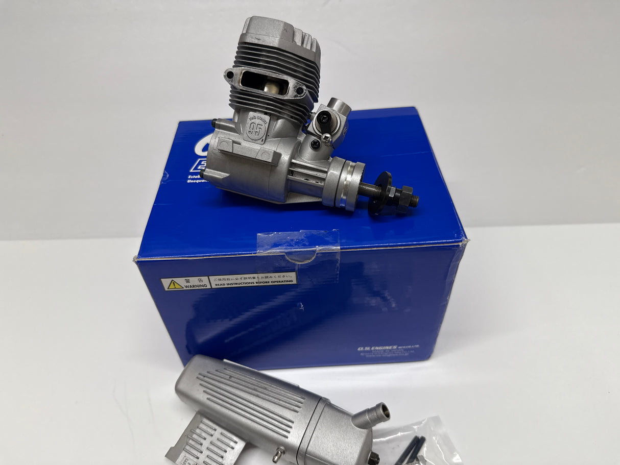 OS Max 95AX with silencer (2749) -SECOND HAND -As New