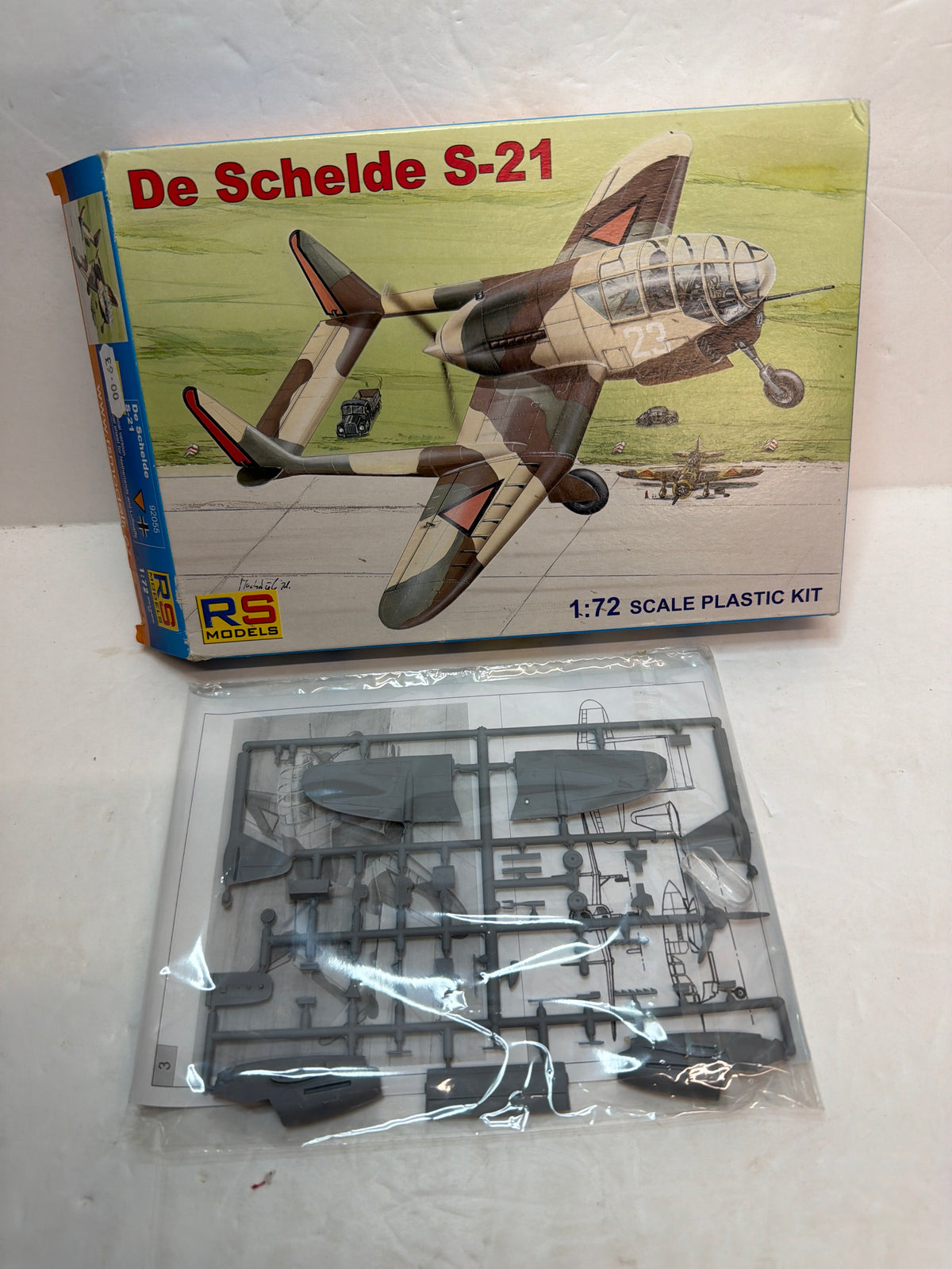 RS Models De Schelde S-21 1/72 92055 Plastic Model Kit Vintage