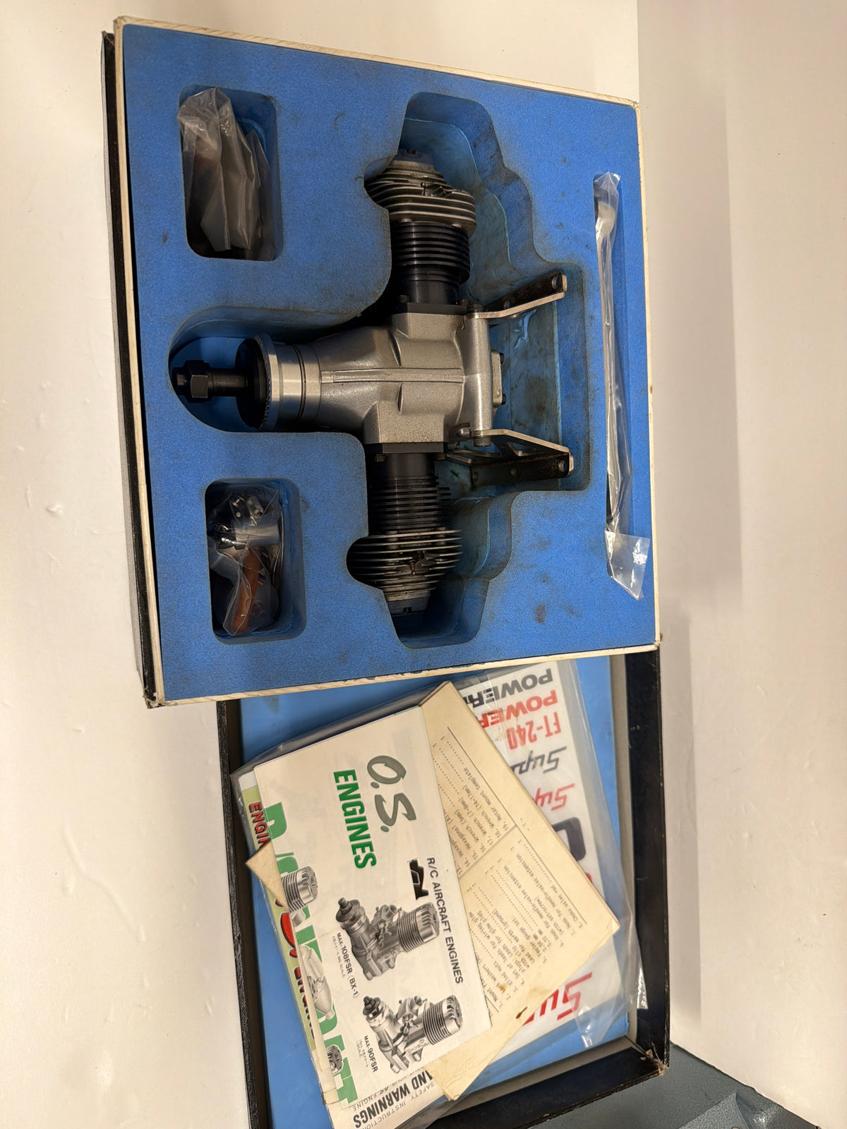 O.S. OS Engine FT-240 SUPER Gemini 240 4C 4-Stroke Flat Twin 40cc Second Hand