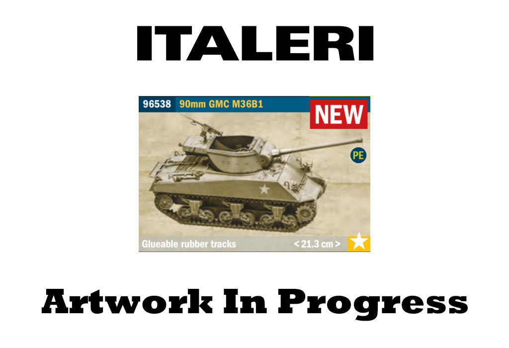 ITALERI 1/35 90mm GMC M36B1 Tank Destroyer 96538
