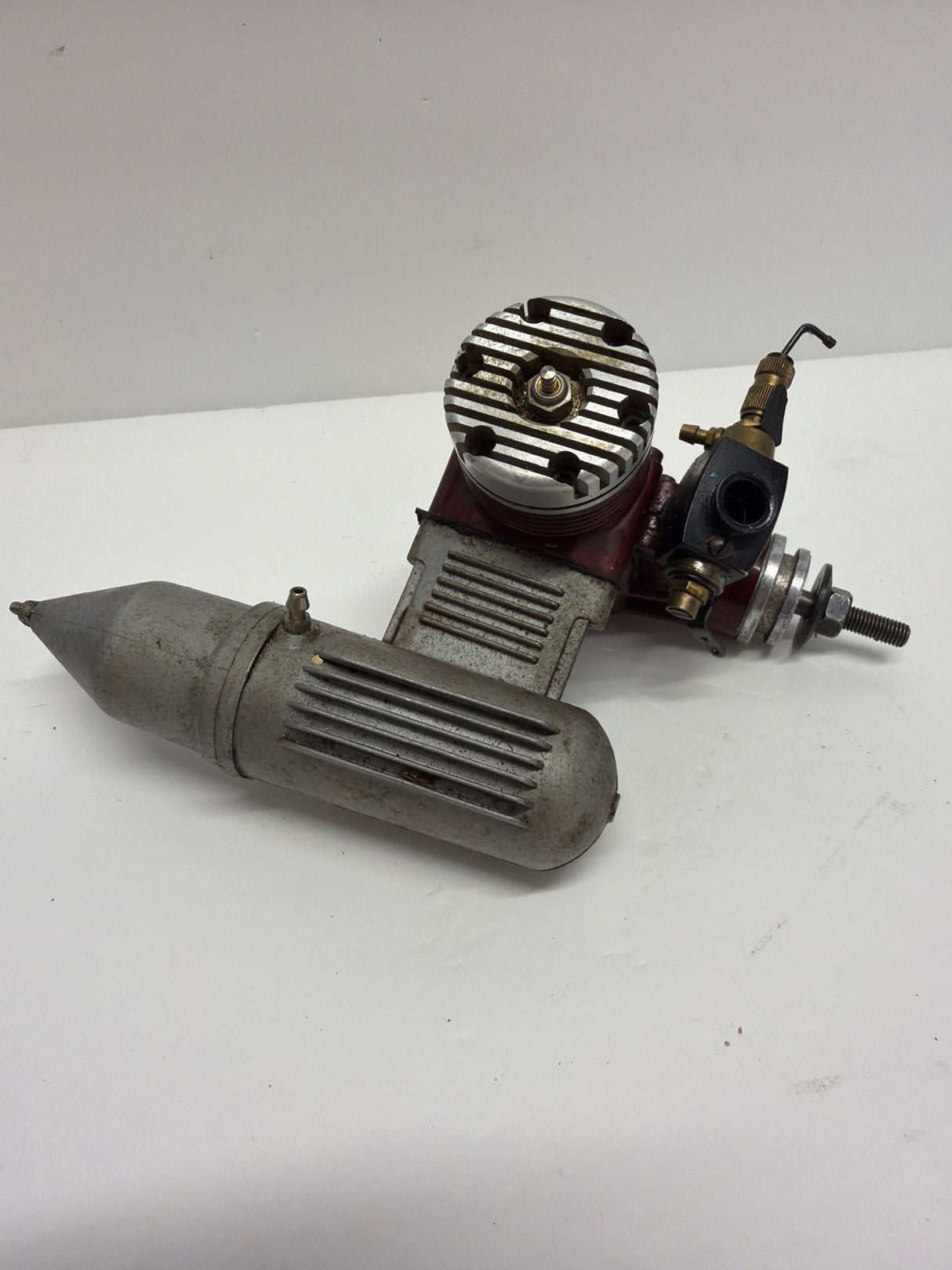 Second Hand Aircraft Engine 2-stroke Irvine 40 With Silencer (Box 62)