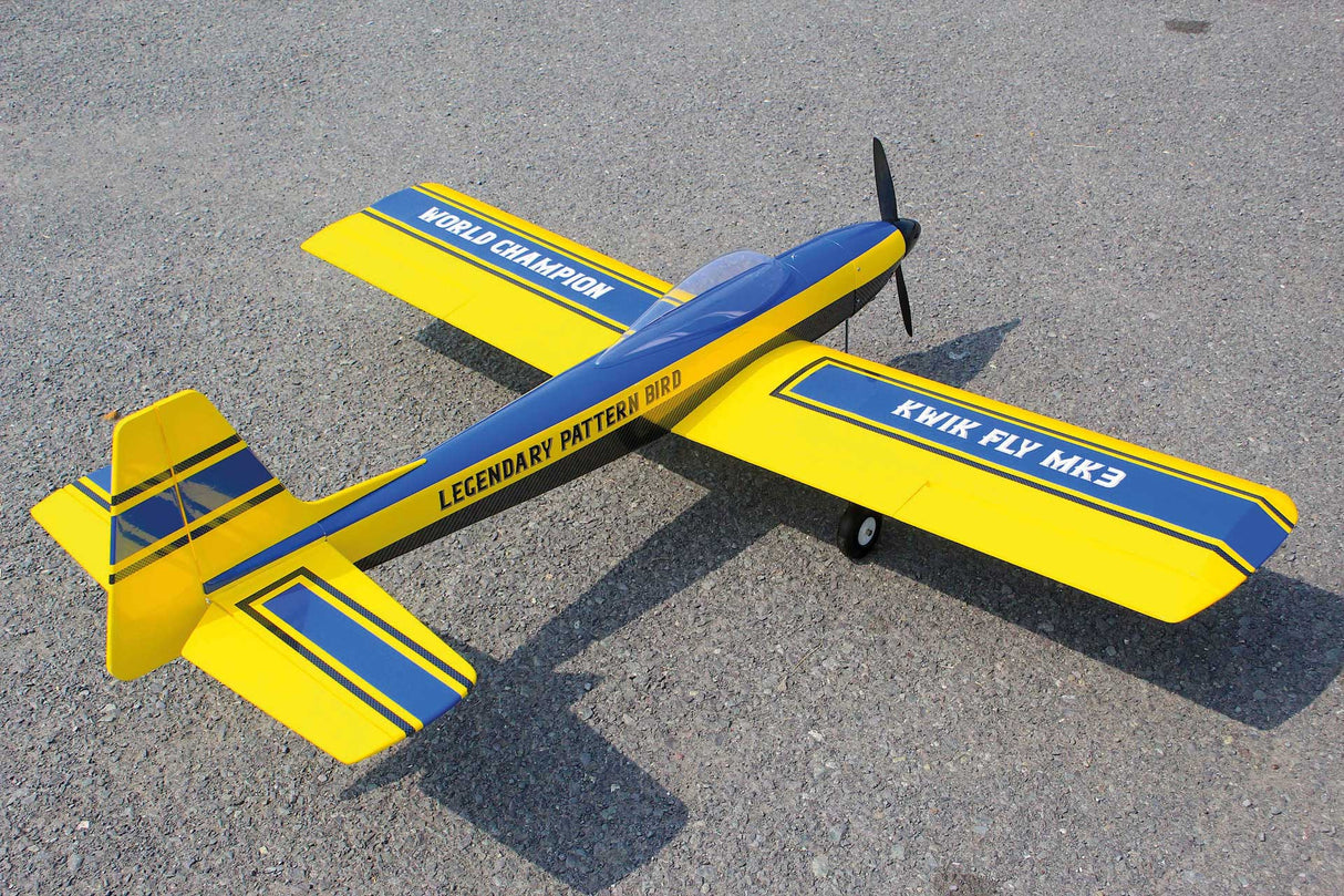 Seagull Kwik Fly Pattern model ARTF - Electric or IC - Yellow